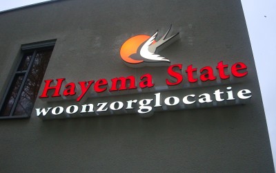 Hayema state LED W&O lichtreclame